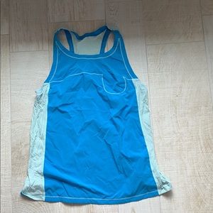 Rare two tone blue tank.